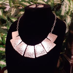 NWOT Silver Necklace and Earrings Set